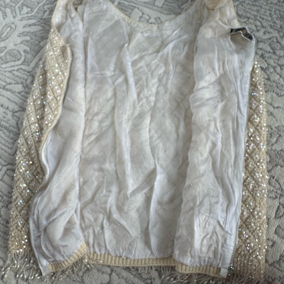 VINTAGE. Hong Kong KOWLOON beaded sleeveless blouse - Picture 9 of 10